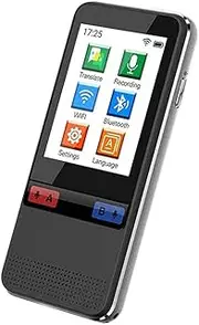 Smart Voice Language Translator Device,Real-time Two-Way Offline Speech/Text WiFi 2.4 inch IPS Touch Screen Support 75 Languages for Learning Travel Business Needed Efficency FANDIAO