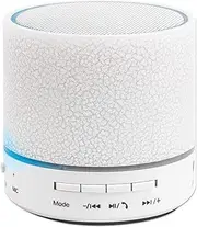 Manhattan-Products Sound Science Bluetooth Speaker with Microphone - Wireless Bluetooth Speaker, Box, LED Light, USB, Music - 3.5 mm Jack