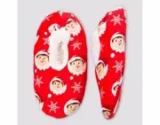 Elf on the Shelf -Christmas Classic- Brand New Kids Fuzzy Babba Slipper Socks