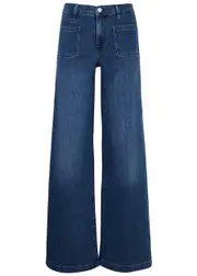 Frame Le Bartdot Wide-leg Jeans - Blue - 30 (W30 / UK12 / M) 30 (W30 / UK12 / M)