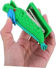 Operitacx Kawaii Mini Dragon Shaped Stapler: Cute Stapler for Desk Stationery Classroom Office Desk and Study Use for Small Handheld Tasks