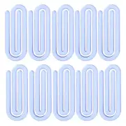 60Pcs Mini Paper Clips Plastic Paper Clips Plastic File Paper Clips Convenient