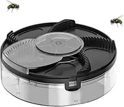 Indoor Fly Trap,Electric Silent Rotating Fly Catcher | Rechargeable Rotating Flying Control Silent Repel Tool Gnat for Balcony Patios Kitchen