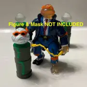 TMNT Invisible Man Mikey Mask Display Pedestal Custom Resin GLOW IN THE DARK