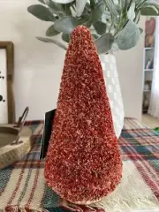 Threshold Target Raffia Tree Christmas Decoration Red Sisal Wicker Large Boho