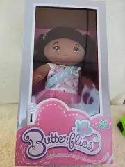 New In Box Cracker Barrel Butterflies Plush Doll Birthday Girl Jenna