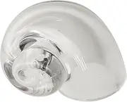 Ancsttu Hermit Crab House - Clear Glass Conch Shells for Hermit Crab,Spiral Shells Art, Fish Tank Ornaments, Aquarium Decorations, Beach Decoration for Fish Tank