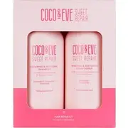 Coco & Eve Repair & Restore Shampoo & Conditioner Set, Pink