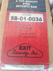 Exit Security Bar, SB-01-0036 for 36" Door