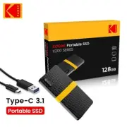 KODAK External SSD Hard Drive 128GB 256GB 512GB 1TB USB3.1 Storage Fast Portable