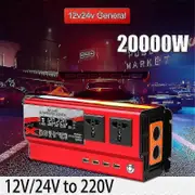 6000w 12000w 20000w car inverter power inverter DC to AC 12v 24v to 220v car voltage converter Yalo