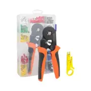 560PCS Ferrule Crimping Tool Kit，AWG23-7 Self-Adjusting Wire Ferrule Crimper ...