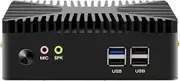 Mini Gaming PC Plug&Play, J1800 2THDD 4G Ram Retro Portable DC 12V HD Graphics Black Solid Mini Gaming PC