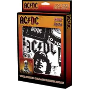 iCUP Inc AC/DC Black & White Adult Cooking Apron Home/Kitchen Baking BBQ Bib