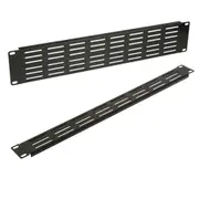 [TechBrands] Vented Metal Rack Mount Enclosure Panel - 1 Unit