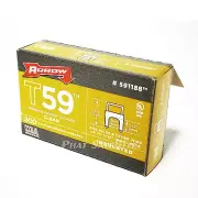 Television Coaxial Cable Staple T59 Insulated Wire Tacker RG6 RG59 300pc CLEAR