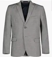 $125 Tommy Hilfiger Herringbone Boys 2 Button Lined Dress Jacket Size 14