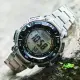 【CASIO 卡西歐】戶外裝備太陽能電子錶/銀51.7mm(PRG-340T-7)