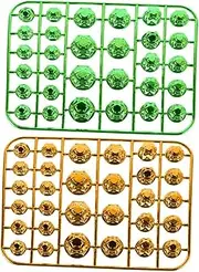2 Sets Motorcycle Modification Accessories Engine Head Bolt Caps Motorbike Engine Bolt Cap Engine Screw Cover for Motorcycle Screw Cap Motorbike Engine Nut Cover Wheel Nut Caps Abs