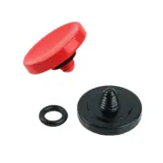 2x Red+BK Soft Shutter Release Button f Fuji X100F X100T X100S X100 X30 X20 X-E3