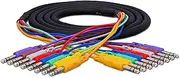 Hosa Balanced Snake 1/4 Inch TRS to Same Cable, 3 Meter