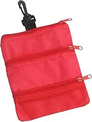 ａ aternee Golf Tee Holder Valuables Holder, Multifunctional, Golfer Gift, Golf Ball Bag Portable for Accessories Cards Ball Markers
