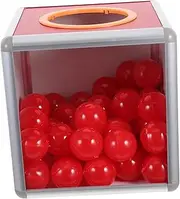 Angoily Box Coin Counter Jar Ticket Dispenser Raffle Ticket Container Money Jar Tip Jar for Bartender Donation Boxes for Fundraising Raffle Ticket Holder Aluminum Alloy