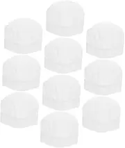 [NAMOARLY] 10pcs Boys and Girls Kitchen Work Cap Child-Friendly Baker Chef Hat Cooking Hat for Children for Birthday Parties White