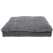 Dog Gone Smart Pet Products Dirty Rectangle Bed Cool Grey 34" X 26" Medium Super