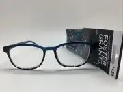 Y65 Foster Grant WHO Misha Blue +1.25 Reading Glasses Readers