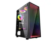 Bgears b-Optillusion Gaming PC ATX case, Special Optical Illusion ARGB Front ...