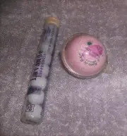YVES ROCHER LAVENDER ESSENTIALS EFFERVESCENT BATH BEADS & FREE DOUBLE BALL NEW