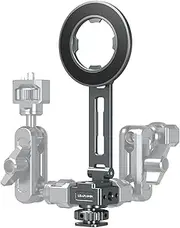 Leaplumin Magnetic Phone Tripod Mount with Cold Shoe | MagSafe Compatible | Foldable Design | 360° Rotation | Switch Between Portrait & Landscape