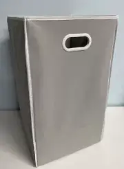 SimpleHouseware Foldable Closet Laundry Hamper Basket Grey 13"L x 13"W x 22.75