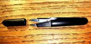 COMPACT SCISSORS-- Ultra Portable -4"- SAFE TO CARRY- LOGO MBS-"NEW"