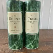 Vintage Avon Unused Powder Perfumed Talc Regence Lot of 2 USA NOS