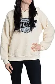 Calhoun NHL Surf & Skate Women's Premium Sherpa Pullover Hoodie with Chenille Team Logo