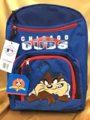 CHICAGO CUBS Back Pack OFFICIAL LICENSED NLB TAZ Looney Tunes NEW WITH TAGS!