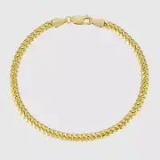 Mens Cuban Bracelet - 5mm (Gold) Bracelets