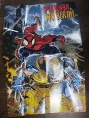 SPIDER-MAN & WOLVERINE #1 ️ 2025 Kaare Andrews 24 x 36 LCS PROMO POSTER Folded