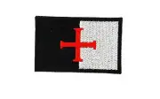 Patch Embroidered Badge Flag Backpack Templar Crusades Crusader Infidel