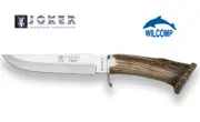 JOKER CN34 STAG HORN CROWN HANDLE OUTDOOR KNIFE 32.5cm *hand made in Spain