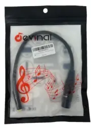 Devinal Transforming Cord Converter XLR to 1/6 Female Adapter - Pro Audio - NEW