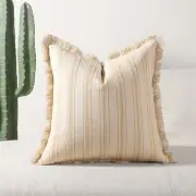 Jacquard Throw Pillowcover Cotton Cushion Cover Throw Pillowcase Sofa/Bed