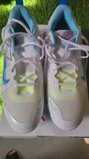 Nike Force Trout 9 Pro Cleats Baseball White Volt Blue FQ7941-100 Men’s Size 9