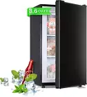 Mini Upright Freezer, 3.6 Cubic Feet, Single Door Compact Freezer with Reversibl