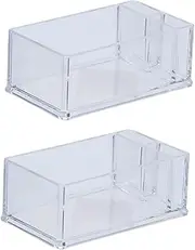 CANIGHT Wear-Resistant Acrylic Napkin Holder Compact Tissue Case Tabletop Tissue Holder