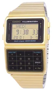 Casio Digital Stainless Steel Data Bank Multi-Lingual DBC-611G-1DF Mens Watch AU