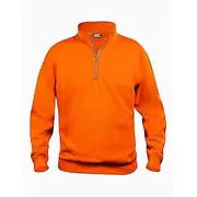 Clique Unisex Adult Basic Half Zip Sweatshirt Visibility Orange 3XL