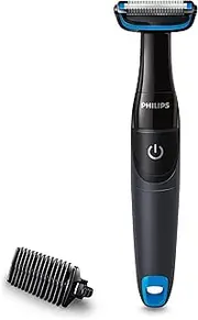 Philips Body Trimmer Body Groomer Bath Usable (For Body) Battery-Operated BG1024/17 Black/Blue